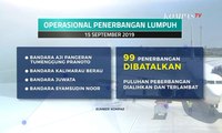 Kabut Asap Kian Luas dan Tebal, Aktivitas Penerbangan Beberapa Daerah Lumpuh