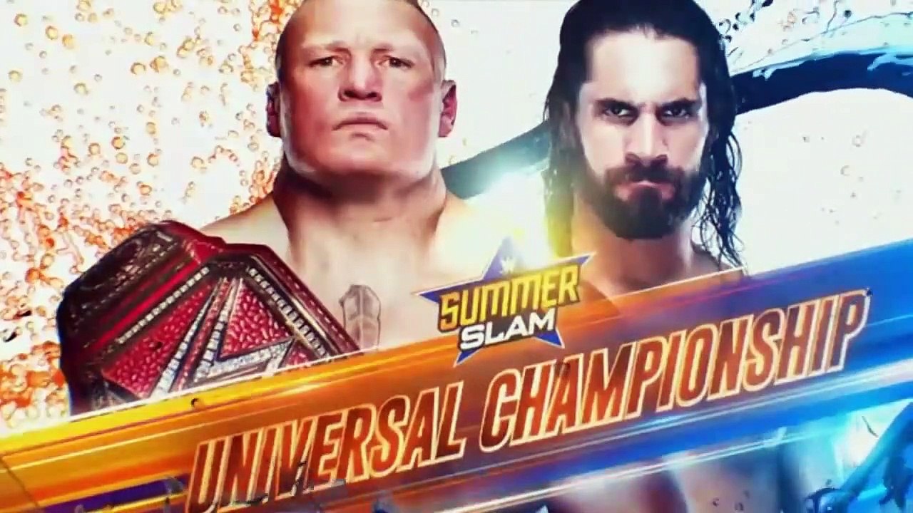 Brock Lesnar vs Seth Rollins for The Universal Championship SummerSlam 2019