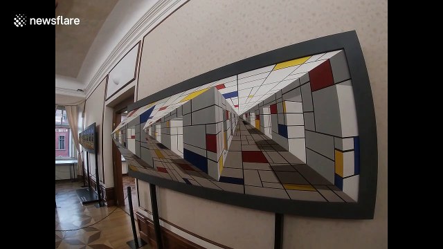 These optical illusions will play tricks on your brain! Czech museum showcases puzzling displays