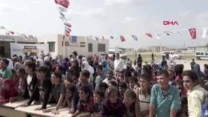 Kilis-suriye'deki çocukların yüzü 'sınırsız şenlik' ile gülüyor