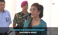 Menteri Susi Pudjiastuti Pamit dan Minta Maaf