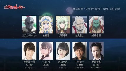 ゴブリンスレイヤーの声優さんたちは、こんな顔！