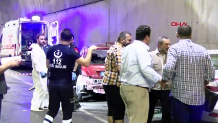 TEM bağlantı yolunda feci kaza!