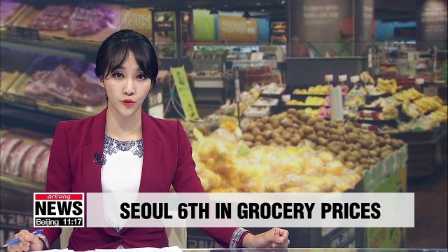 Seoul ranks 6th in groceries index
