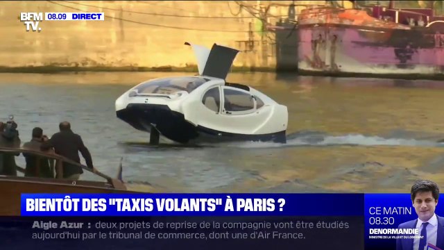 Les taxis volants au-dessus de la Seine de nouveau testés ce lundi à Paris