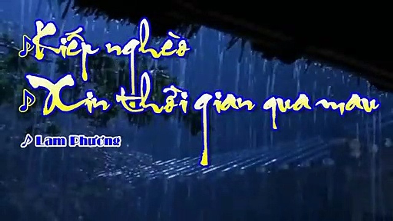 [Karaoke] LK KIẾP NGHÈO & XIN THỜI GIAN QUA MAU (Giọng Nam)