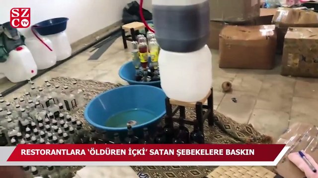Polis operasyon düzenledi 5 bin litre ‘Metil alkol‘ ele geçirildi