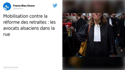 Réforme des retraites : Les avocats dans la rue, avec d’autres professions en tenue