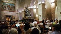 Andria: della Madonna (Maria Santissima dei Miracoli) rientra in Cattedrale tra gli applausi dei fedeli  (processione santi patroni 2019)