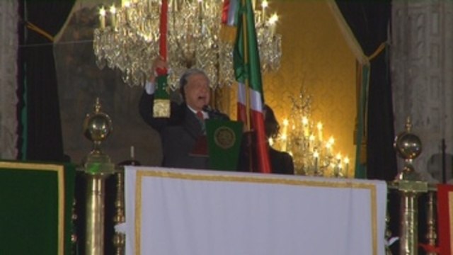 López Obrador da su primer Grito de Independencia como presidente de México