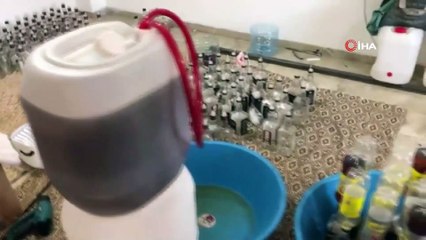 İstanbul’da 'metil alkol' operasyonu kamerada