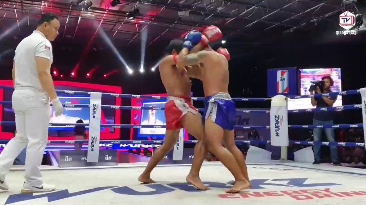 Khmer boxing Keo Rumchong Vs (Thai)  Kwan Chai 15-09-2019