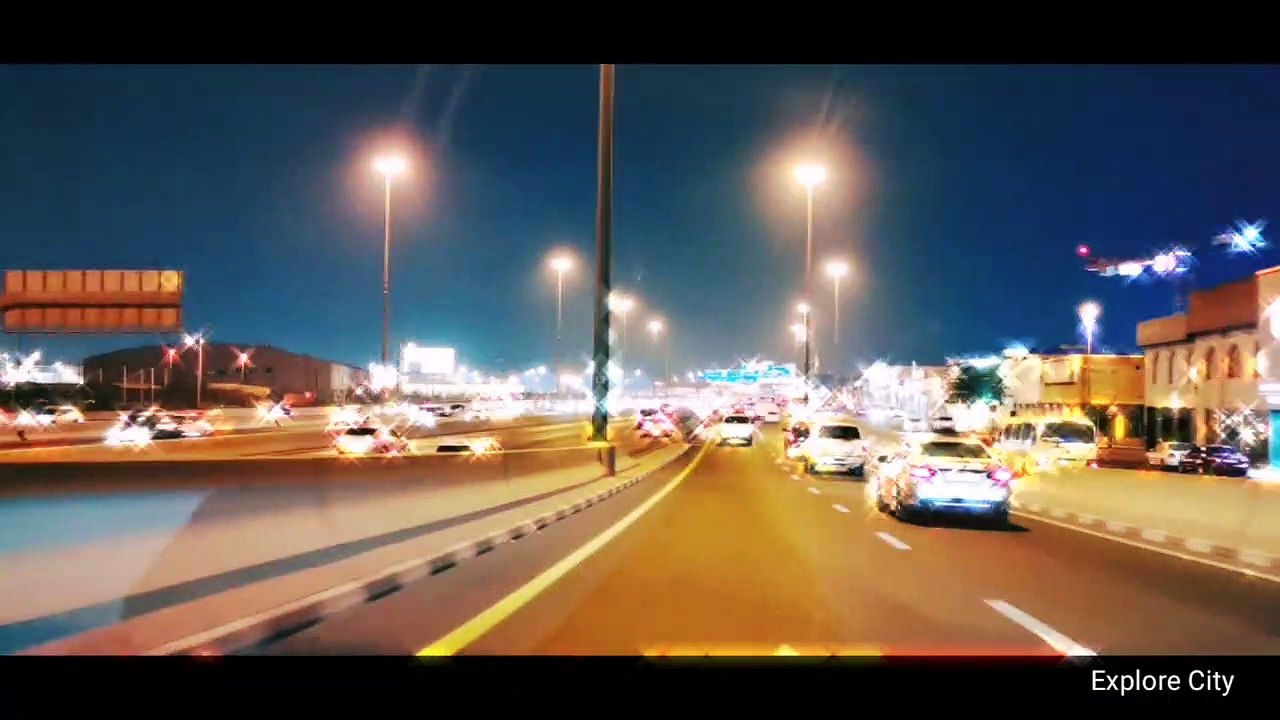 Dubai-Night Drive| Dubai Night Life | Night Drive