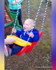 Try Not To Laugh - Funniest Baby Playing Outdoor Moments
