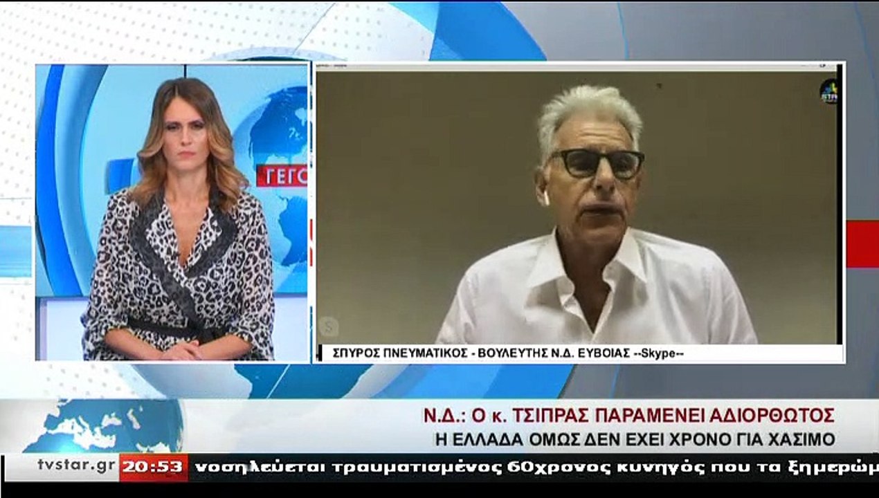 Ο βουλευτής Ν.Δ. Εύβοιας, Σ. ΠΝΕΥΜΑΤΙΚΟΣ, στο S...