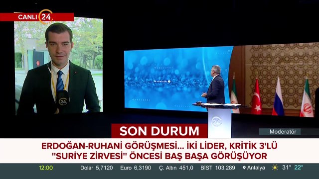 Başkan Erdoğan-Ruhani görüşmesi