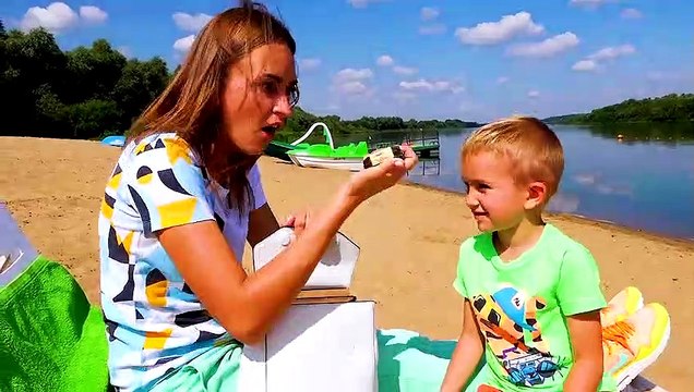 Vlad and Nikita have discovered pirated toy treasures