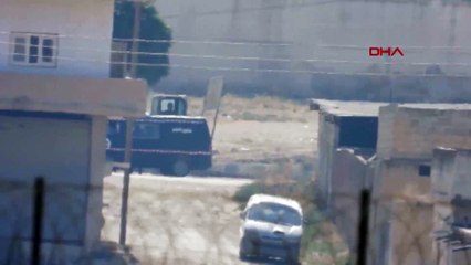 Türkiye sınırına yakın noktalarda silahlı terör mevzileri havadan görüntülendi