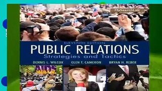 [READ] Public Relations: Strategies and Tactics