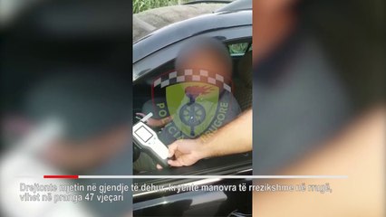 I dehur në timon godet makinën e policisë, përfundon aventura e 47-vjeçarit