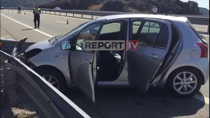 E mitura vdes në një aksident në Rrugën e Kombit, babai shofer përplaset me bordurën