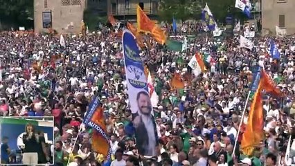 Pontida 2019, Salvini Tenetevi la poltrona, questa è l’Italia che vincerà (15.09.19)