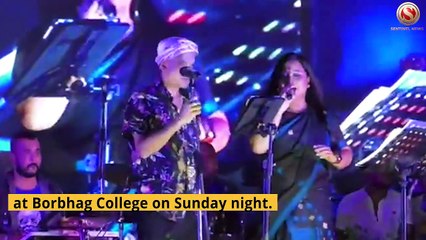 Zubeen Garg’s mesmerizes fans at Golden Jubilee Celebration in Borbhag Collge