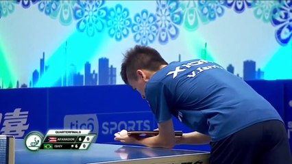 Brian Afanador vs Vitor Ishiy | 2019 ITTF Paraguay Open Highlights (1/4)