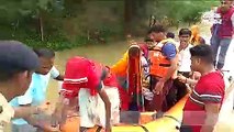 चंबल में बाढ़ से घिरे 100 गांव
