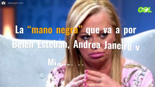La “mano negra” que va a por Belén Esteban, Andrea Janeiro y Miguel Marcos