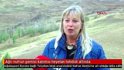 Ağrı nuh'un gemisi kalıntısı heyelan tehdidi altında