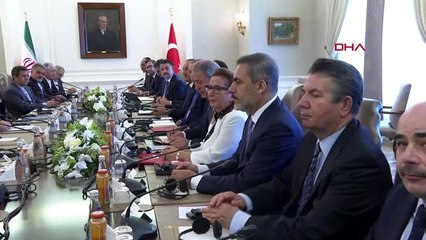 Ankara iran cumhurbaşkanı hasan ruhani ile heyetlerarası görüşme