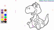 Coloration Dinosaure | Peindre pour les jeunes enfants et dessiner pour les enfants