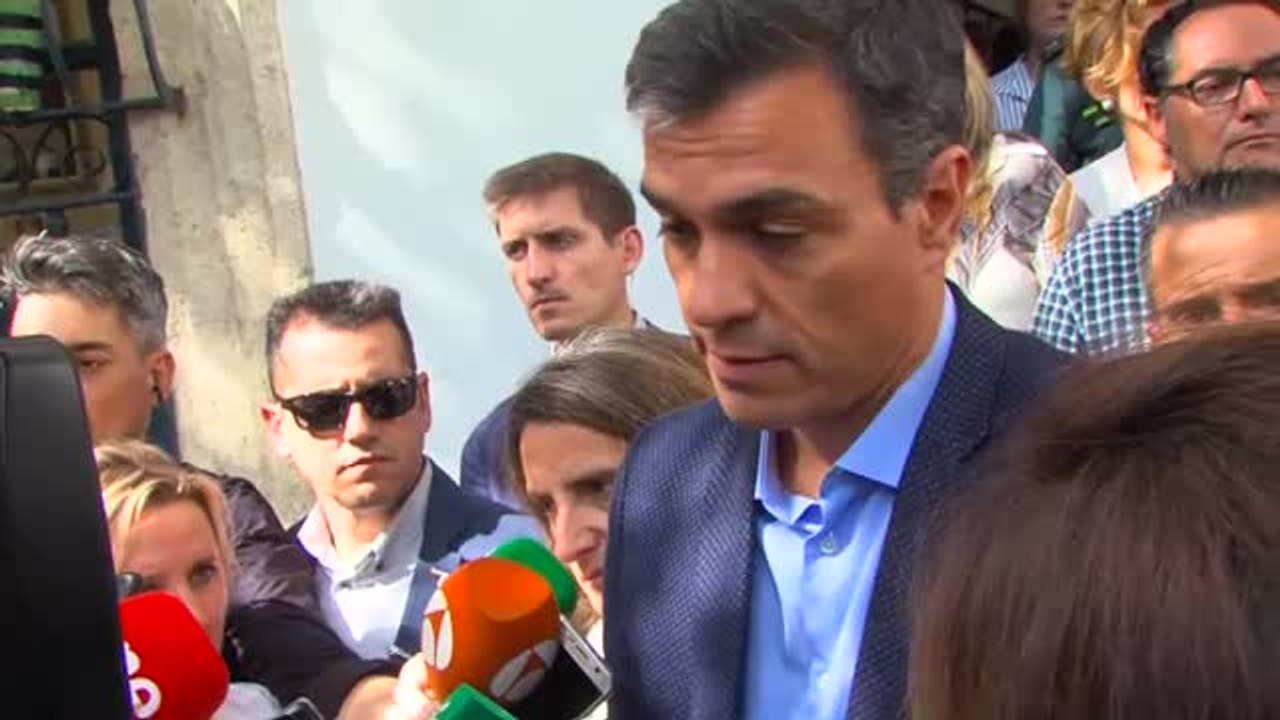 Sánchez: "Todos los actores políticos deben asumir su responsabilidad para evitar elecciones el 10N"