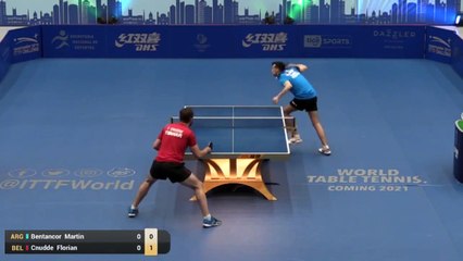 Florian Cnudde vs Martin Bentancor | 2019 ITTF Paraguay Open Highlights (U21-1/2)