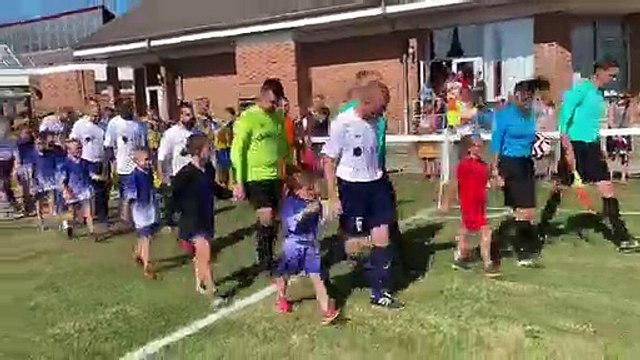Entrée des joueurs sur le terrain, Séniors A - AS Etaples Coupe de France 2019
