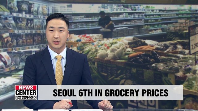 Seoul ranks 6th in groceries index