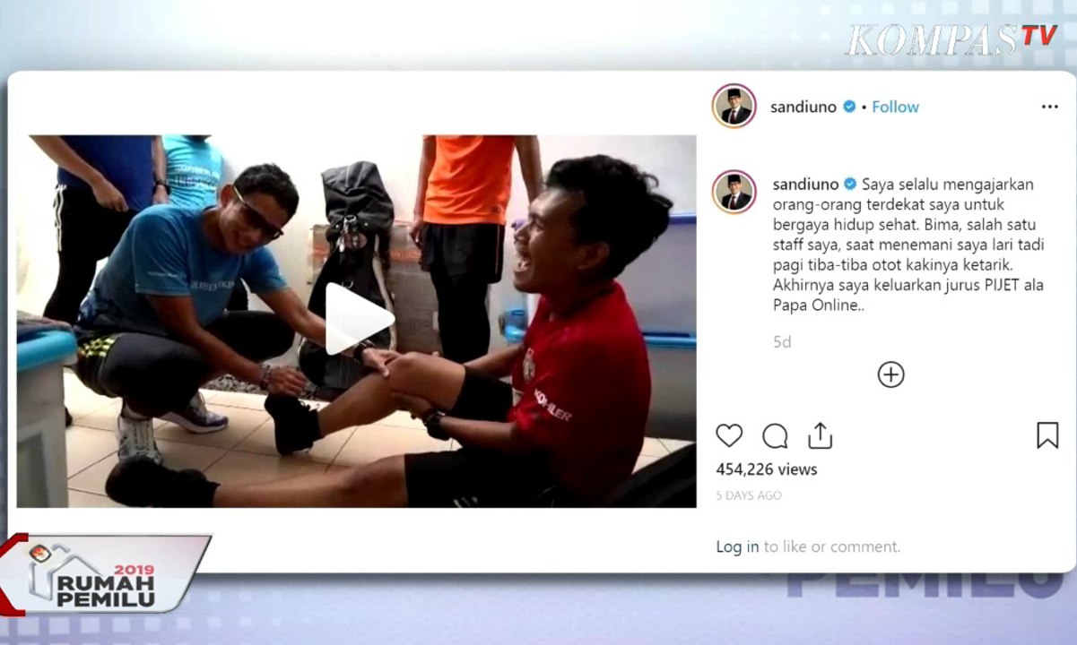 Pijat Sehat Ala Sandiaga Uno