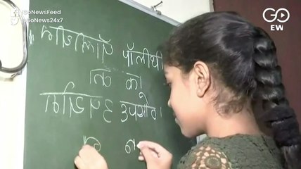 Ambidextrous Raipur Teenager Perfects Mirror Writing