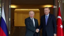 Cumhurbaşkanı Erdoğan, Rusya Devlet Başkanı Putin'i kabul etti