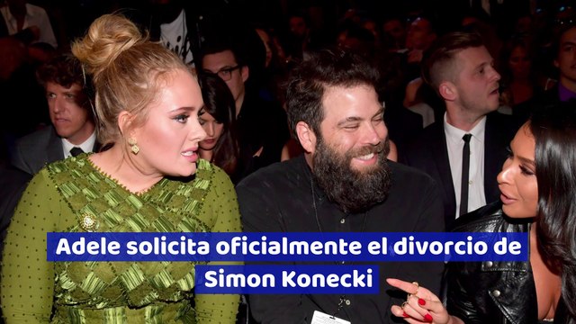 Adele solicita oficialmente el divorcio de Simon Konecki
