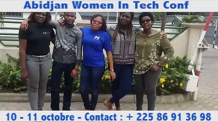 Nos championnes et champions  du code pour Abidjan Women In Tech Conf