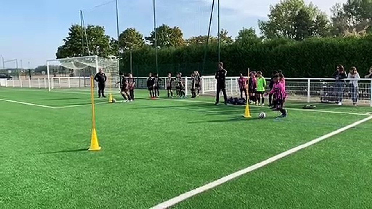 Rentrée du foot U10-U11 2019 défi technique interclubs F.C PARISIS - MAURECOURT