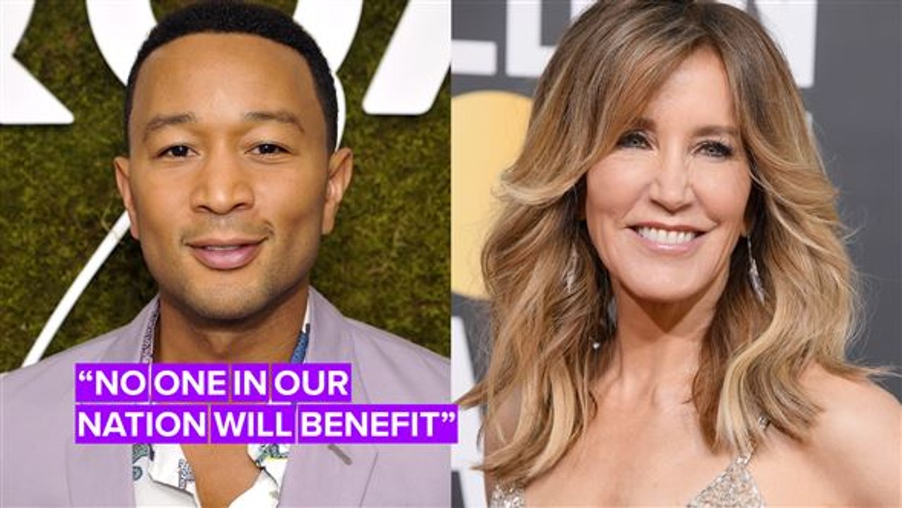 John Legend doesn't think Felicity Huffman should go to jail