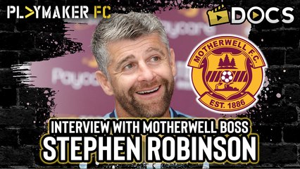 Exclusive Interview with Motherwell Manager Stephen Robinson ⚽