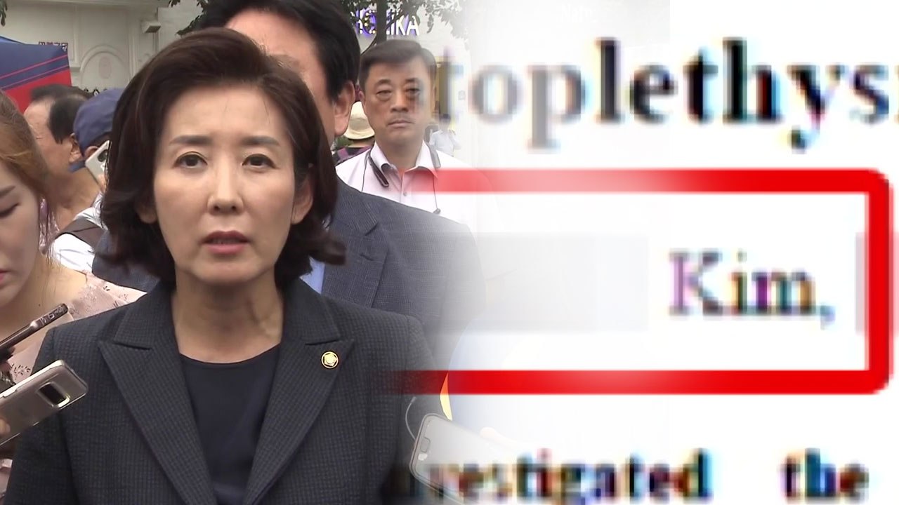 "나경원 자녀도 부정 입학 의혹"...조국 후폭풍에 시민단체 고발 / YTN
