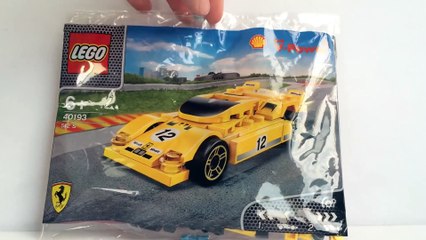 Lego Shell Ferrari 512 S 2014 V Power Collection 40193 - Unboxing Demo Review