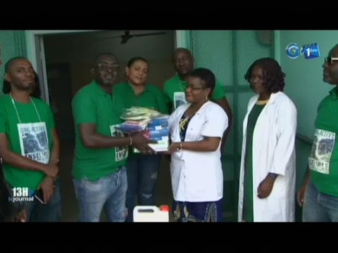 RTG/Don de produits de premières nécessités de l’ONG active pour les patients du 3ème âge