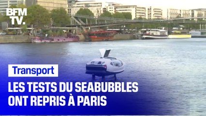Les tests du seabubbles ont repris à Paris