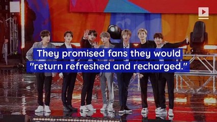 BTS Are Back After a 'Period of Rest'